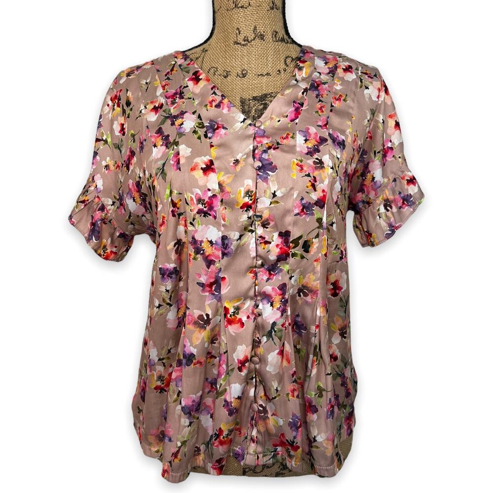 Anthro Dolan Left Coast Mitzi Floral Top Small